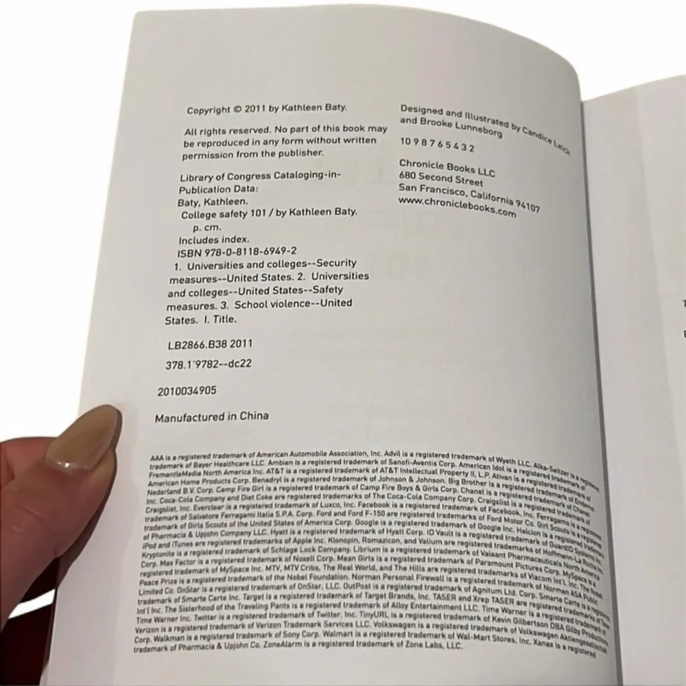 College Safety 101 Miss Independent Guide Book